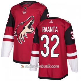 Män Ishockey Arizona Coyotes Tröja Antti Raanta 32 Adidas 2017-2018 Maroon Authentic